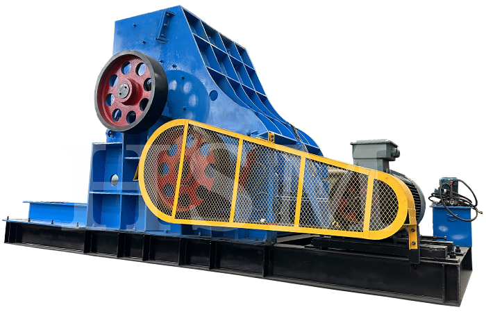 雙級粉碎機對輥破碎機、河卵石制砂機、石頭制砂機大圖