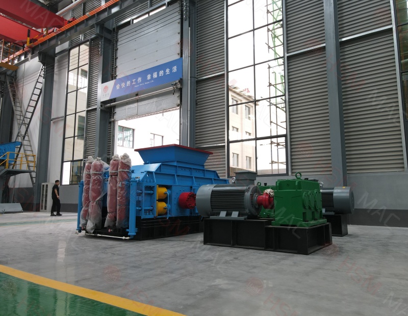 石榴石礦對輥破碎機