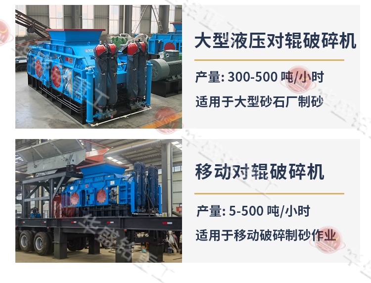 全自動液壓對輥制砂機